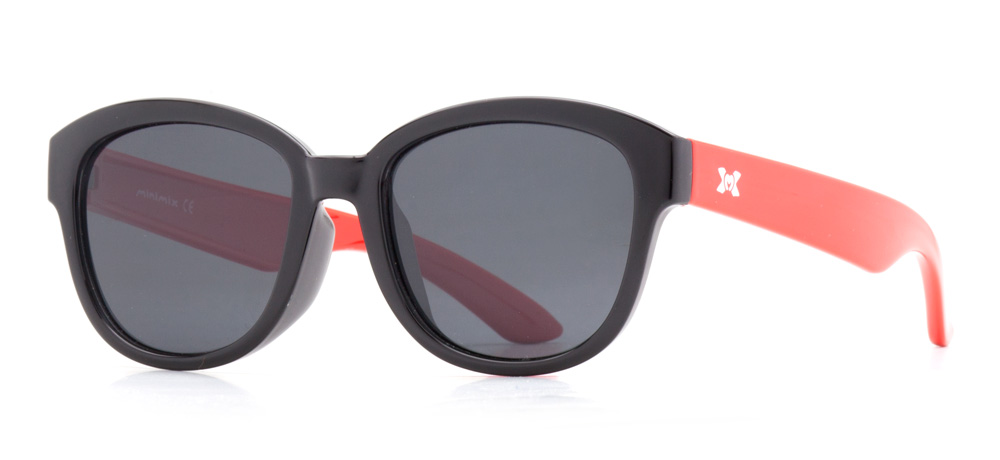 MİNİMİX Sunglasses Kid Man,Woman,Unisex Rectangular Full-Rimmed Grilamid (TR90) Polarize MNMX 90501-C2